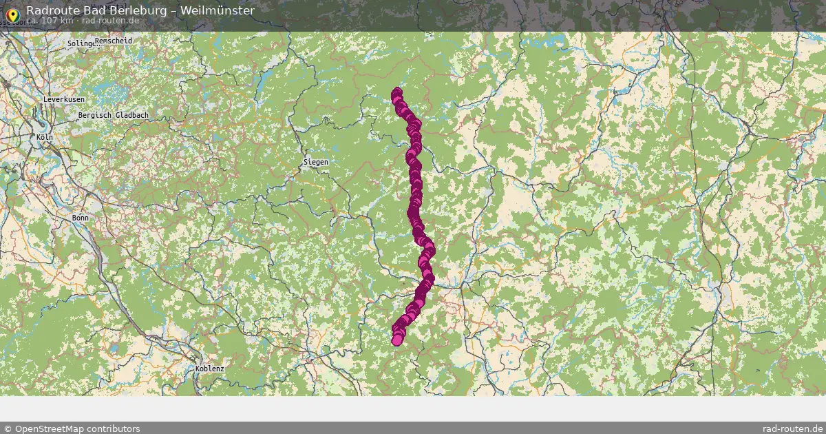 Radtour Bad Berleburg – Weilmünster