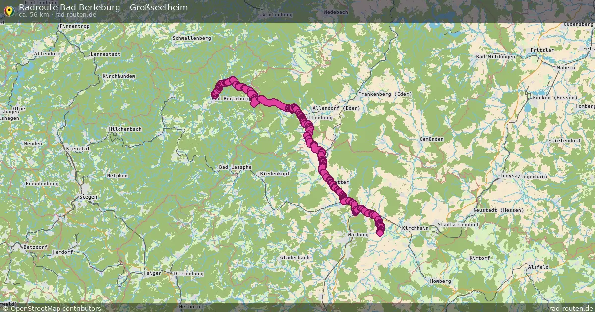 Radtour Bad Berleburg – Großseelheim