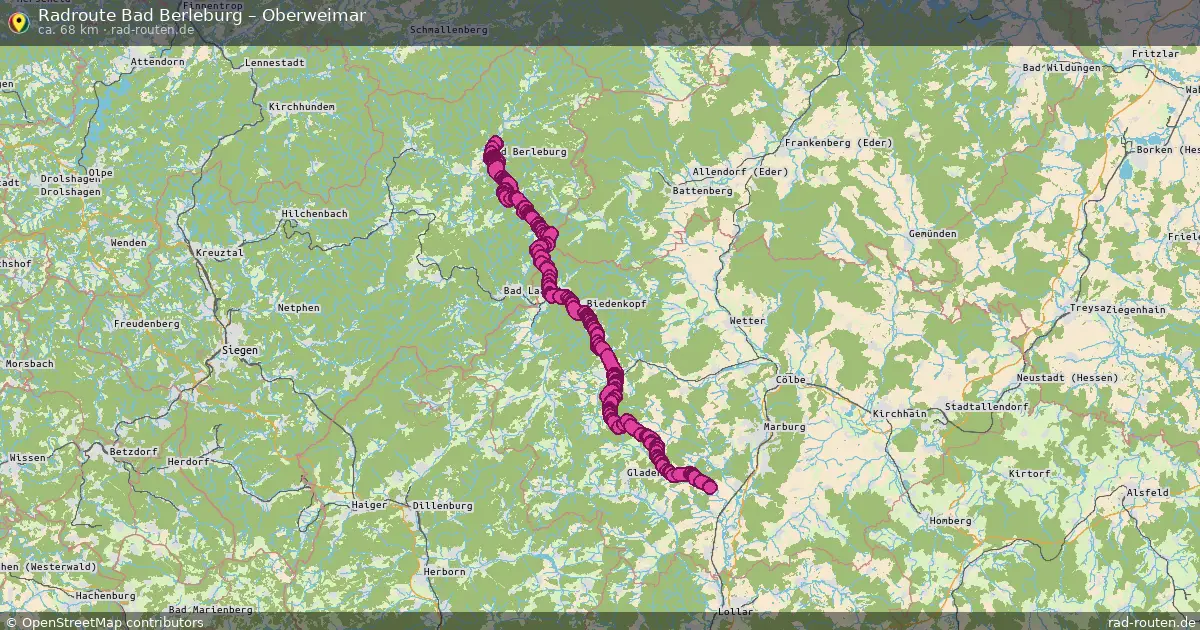 Radtour Bad Berleburg – Oberweimar