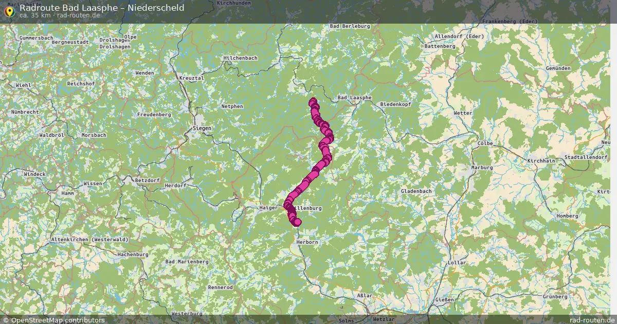 Radtour Bad Laasphe – Niederscheld