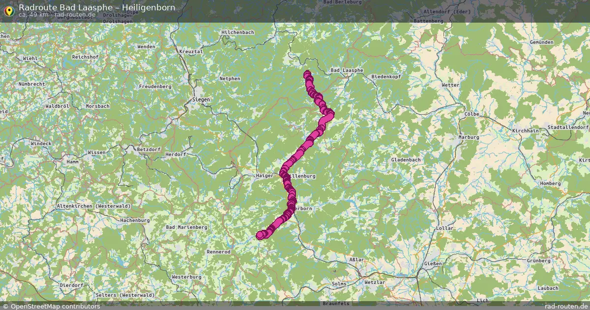 Radtour Bad Laasphe – Heiligenborn
