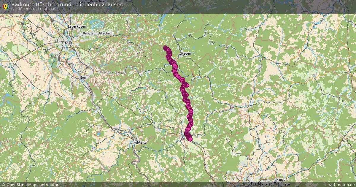 Radtour Büschergrund – Lindenholzhausen