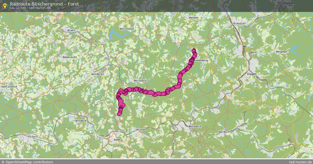 Radtour Büschergrund – Forst