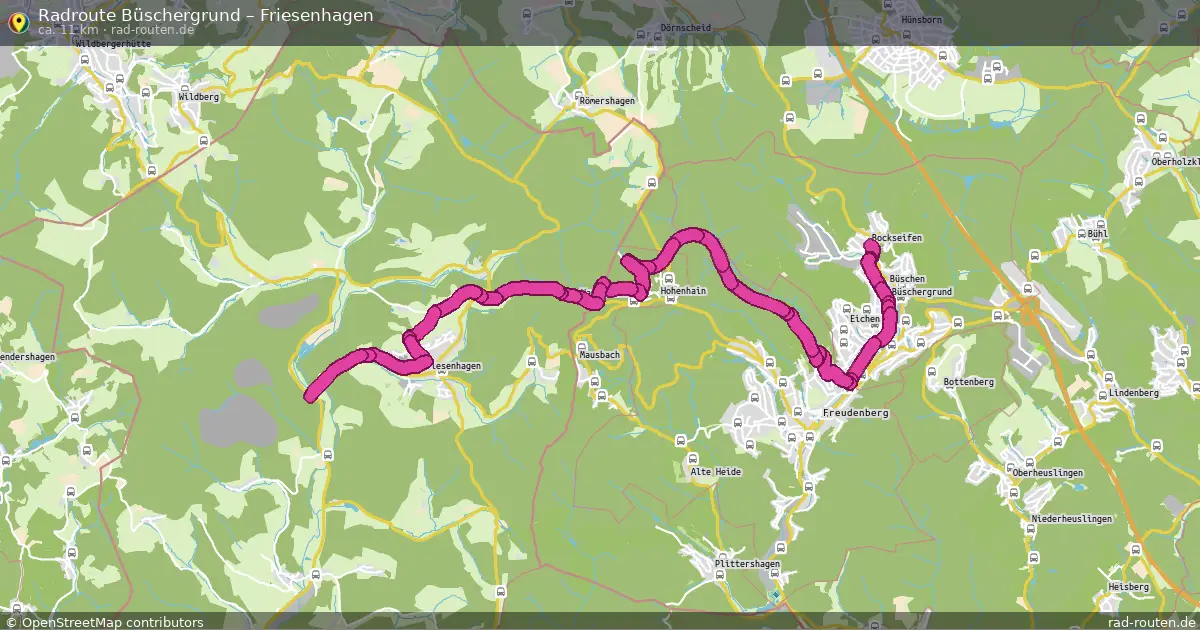 Radtour Büschergrund – Friesenhagen