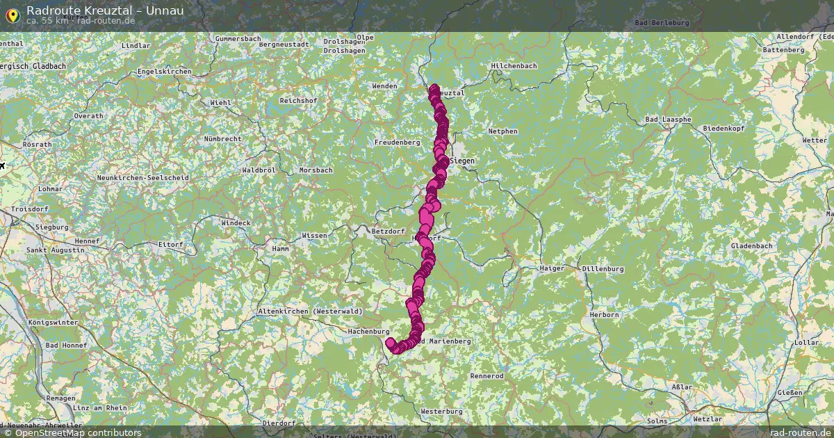 Radtour Kreuztal – Unnau