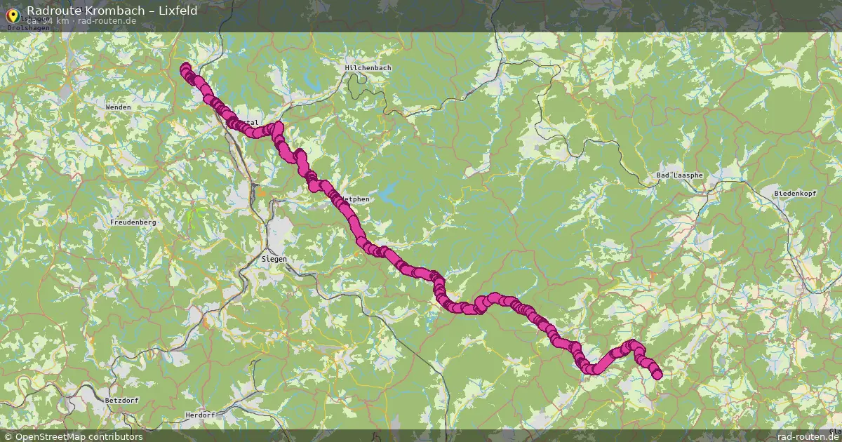 Radtour Krombach – Lixfeld