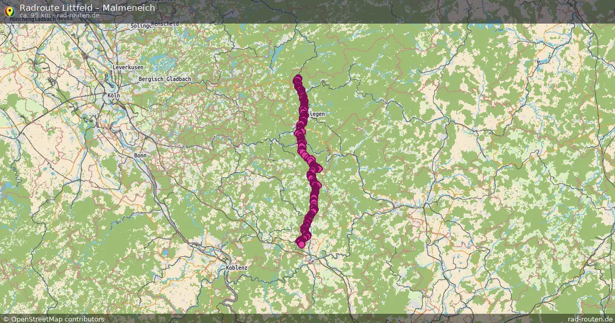 Radtour Littfeld – Malmeneich
