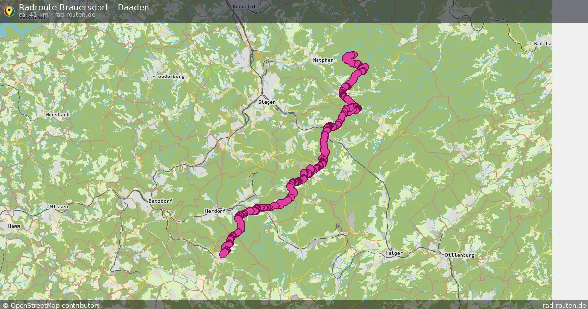 Radtour Brauersdorf – Daaden