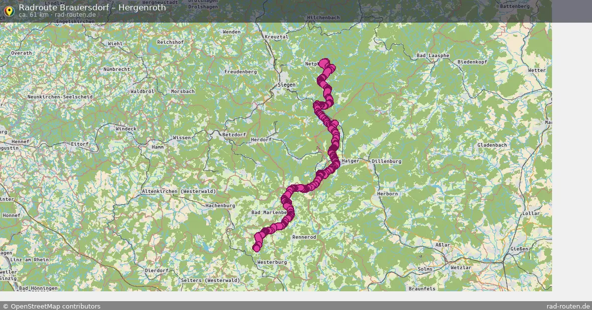 Radtour Brauersdorf – Hergenroth
