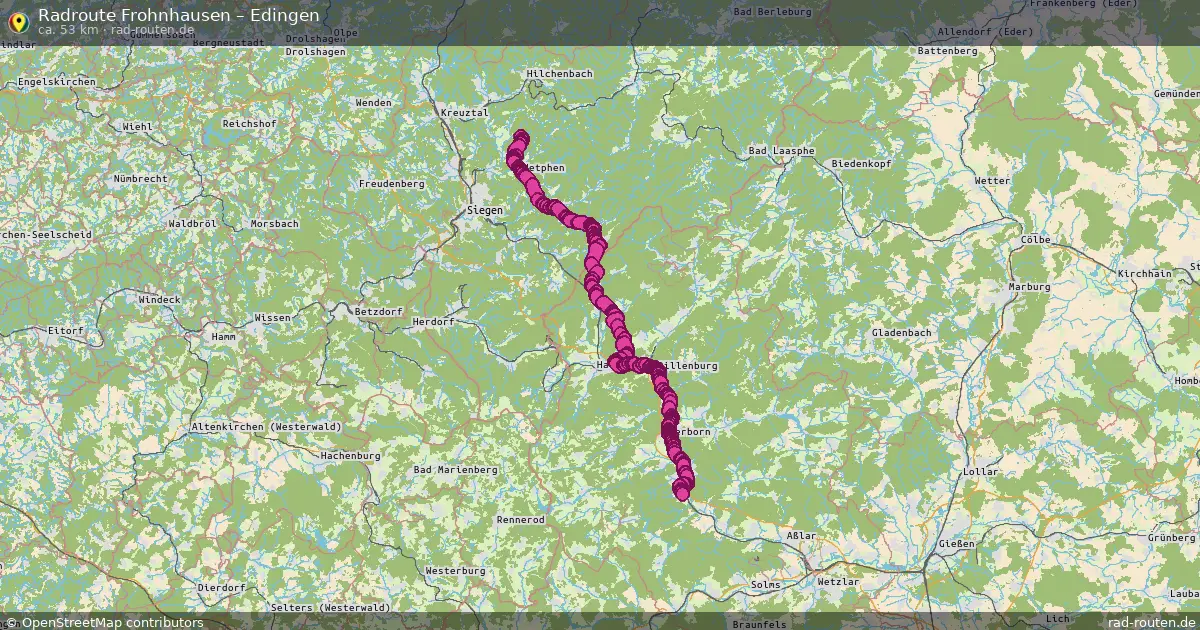 Radtour Frohnhausen – Edingen