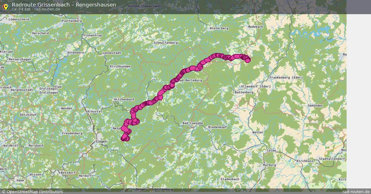 Radtour Grissenbach – Rengershausen