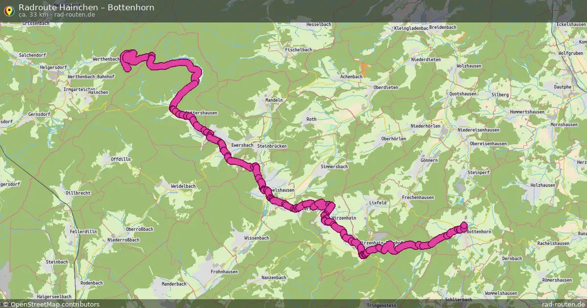 Radtour Hainchen – Bottenhorn
