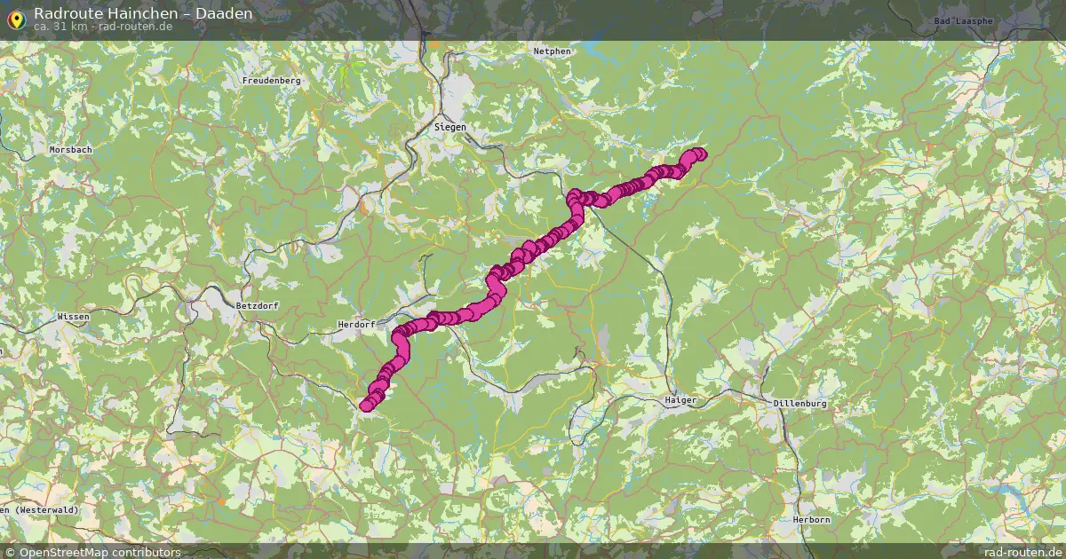 Radtour Hainchen – Daaden