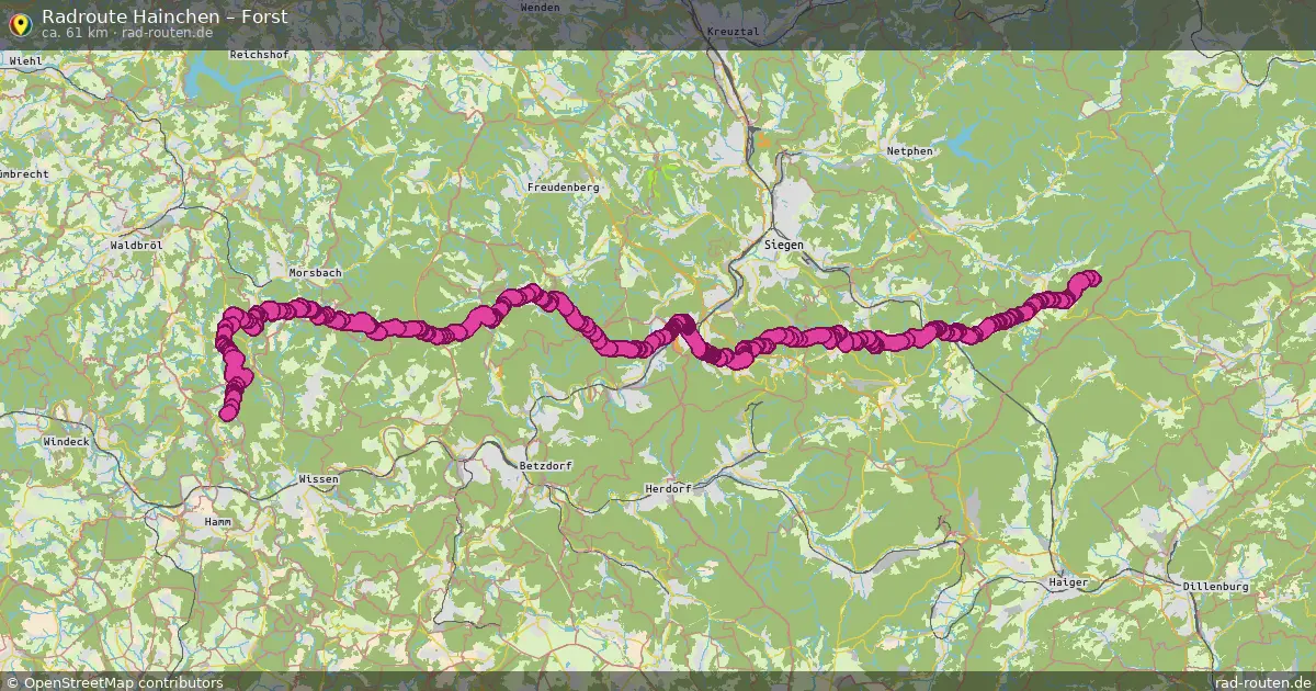 Radtour Hainchen – Forst