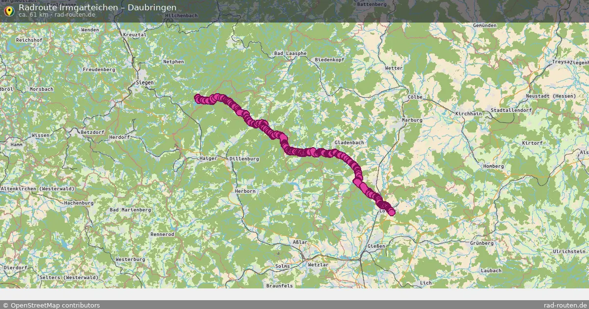 Radtour Irmgarteichen – Daubringen