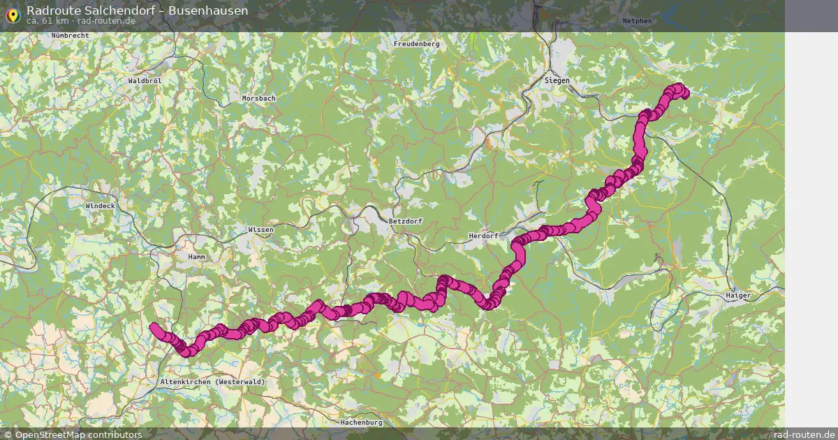 Radtour Salchendorf – Busenhausen