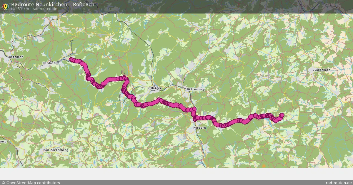 Radtour Neunkirchen – Roßbach