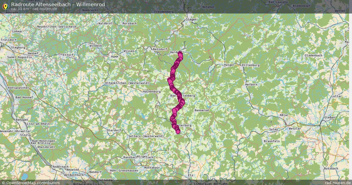 Radtour Altenseelbach – Willmenrod