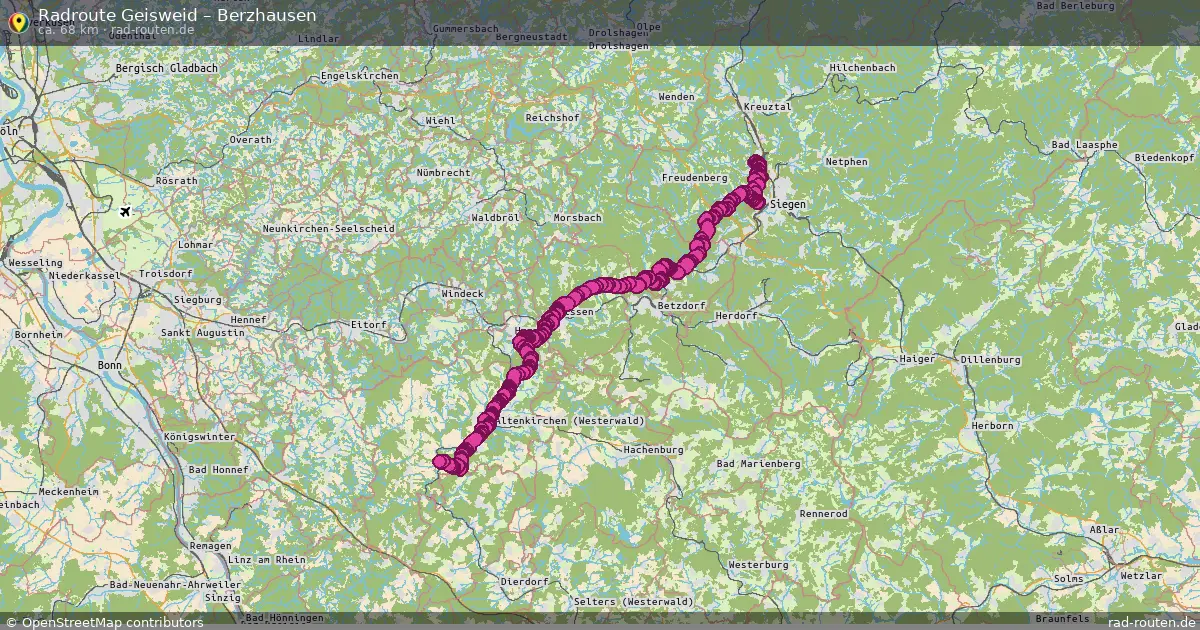 Radtour Geisweid – Berzhausen
