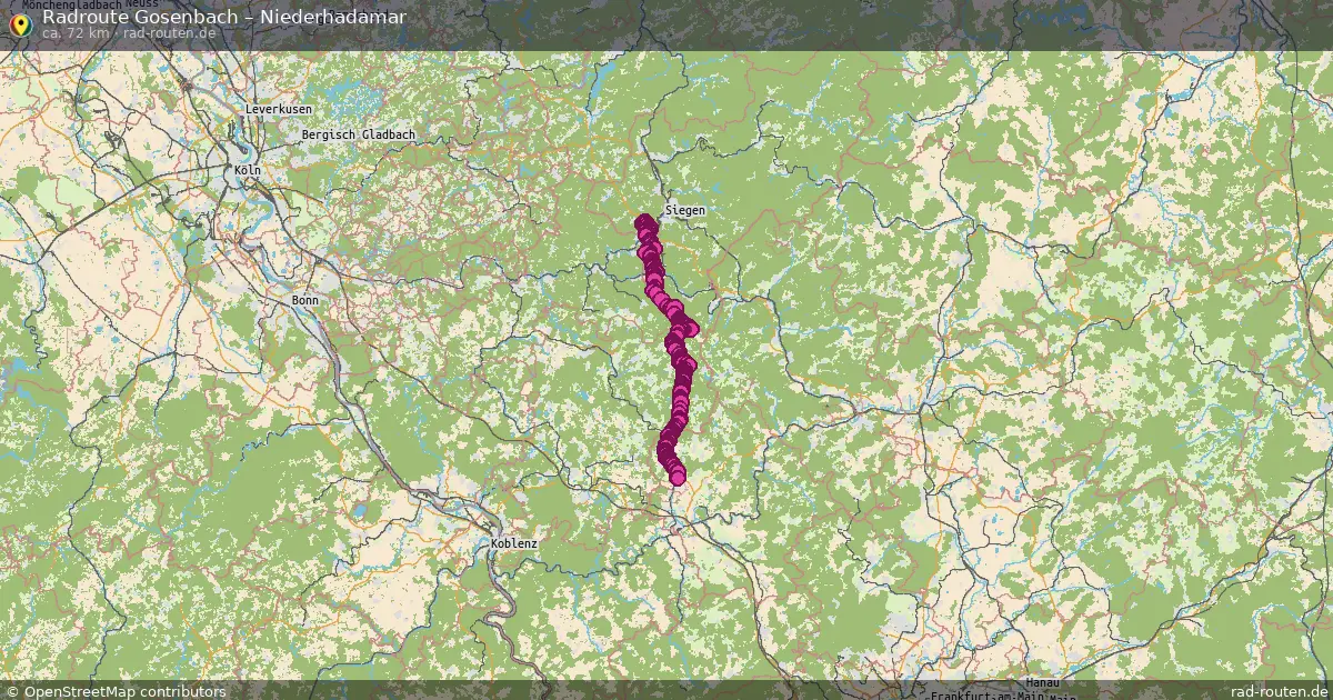 Radtour Gosenbach – Niederhadamar