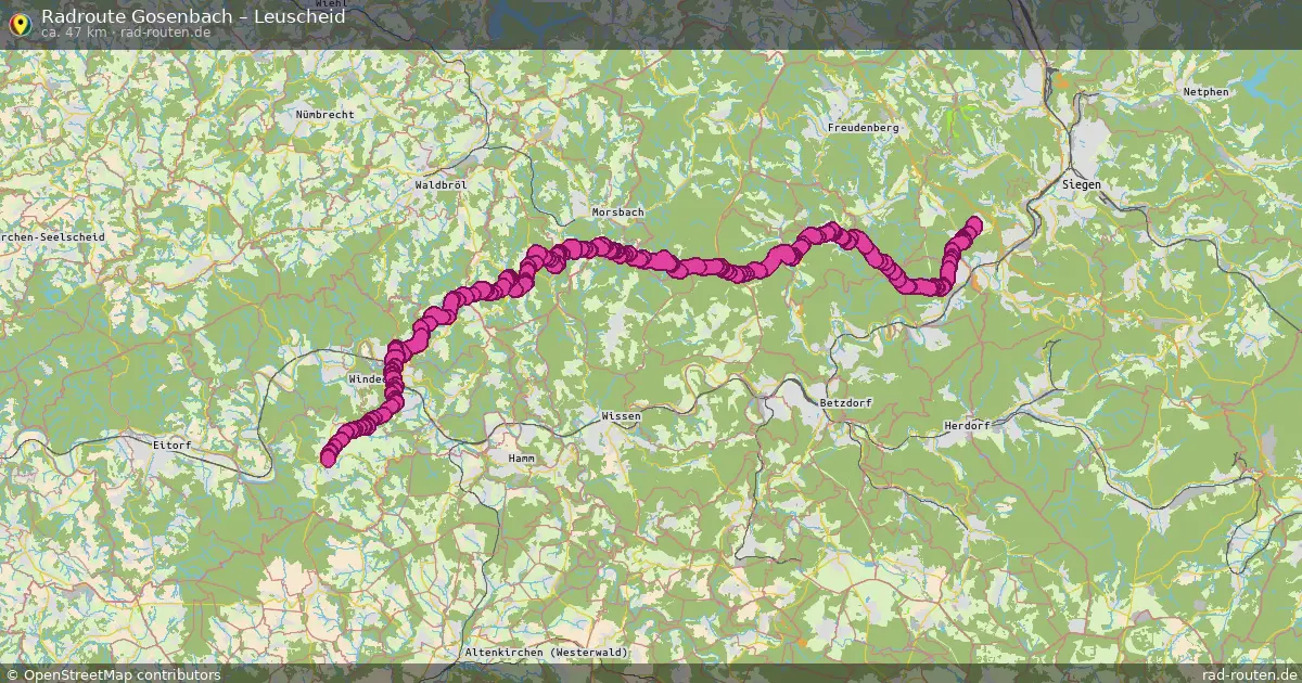 Radtour Gosenbach – Leuscheid
