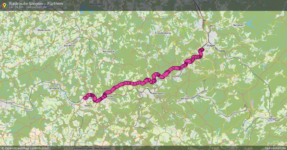 Radtour Siegen – Fürthen