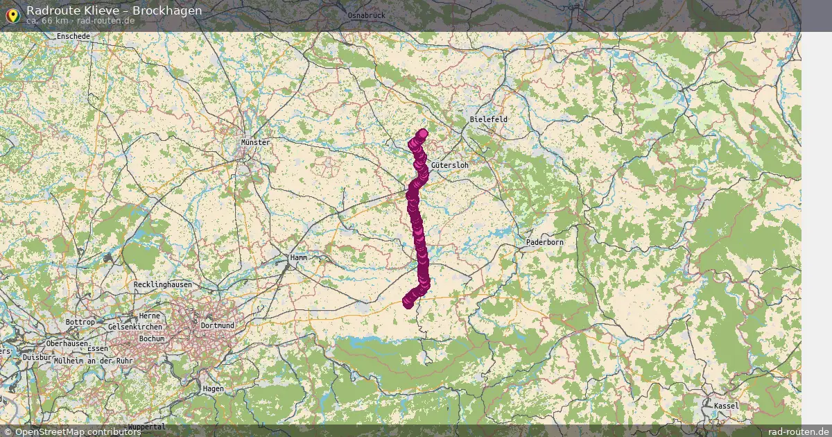 Radtour Klieve – Brockhagen