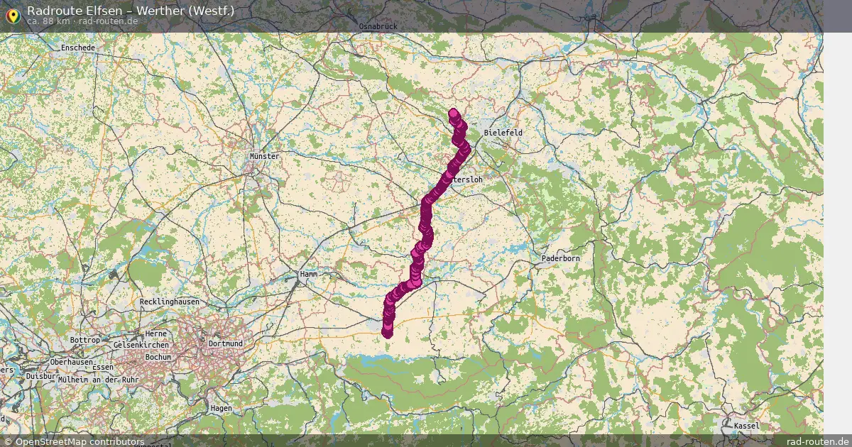 Radtour Elfsen – Werther (Westf.)
