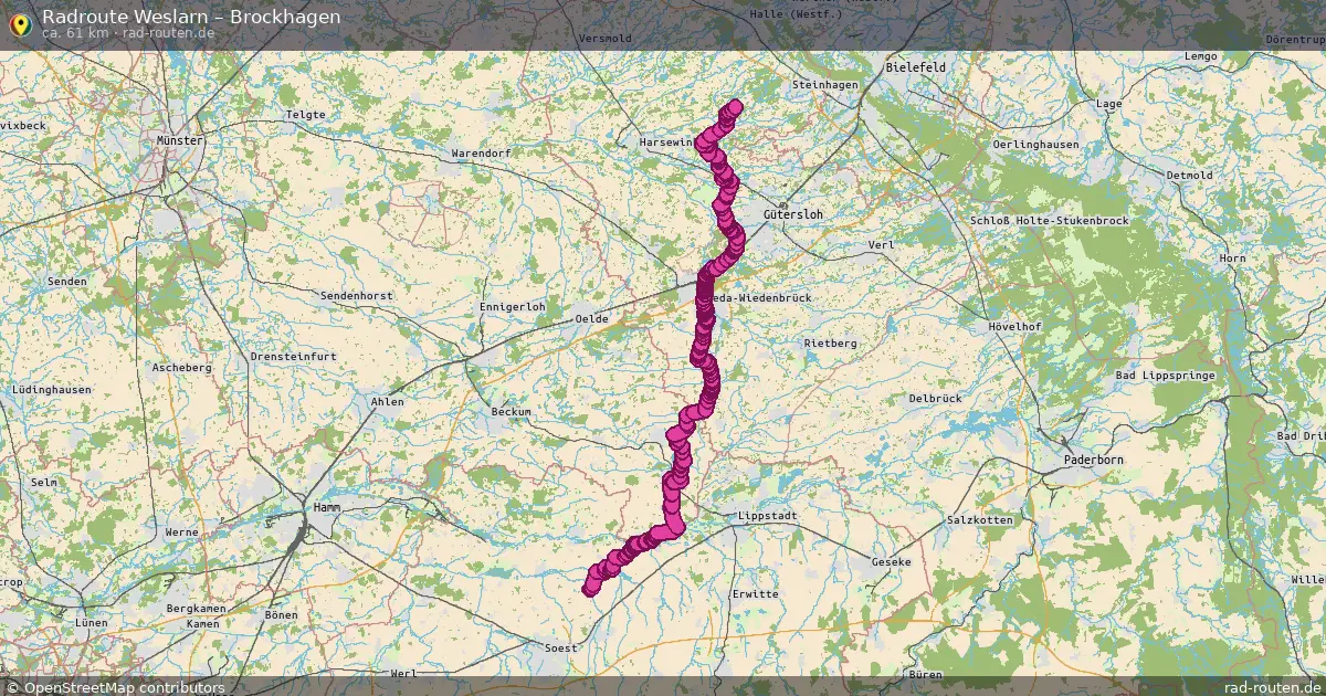 Radtour Weslarn – Brockhagen