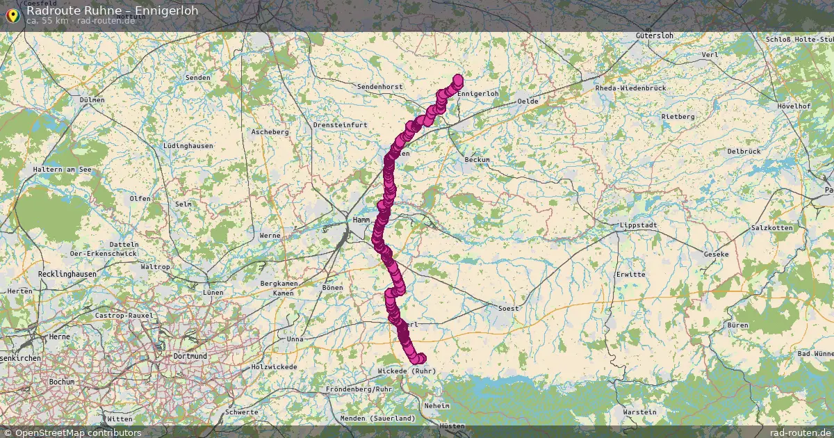 Radtour Ruhne – Ennigerloh