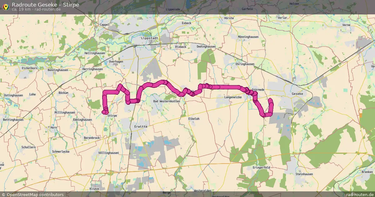 Radtour Geseke – Stirpe
