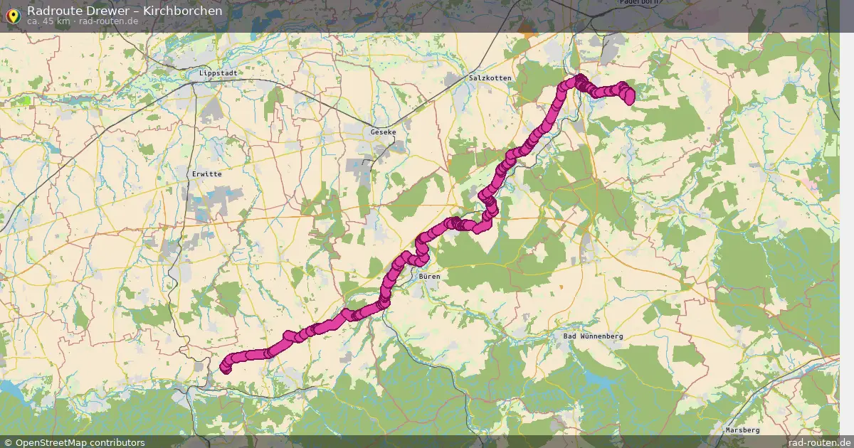 Radtour Drewer – Kirchborchen