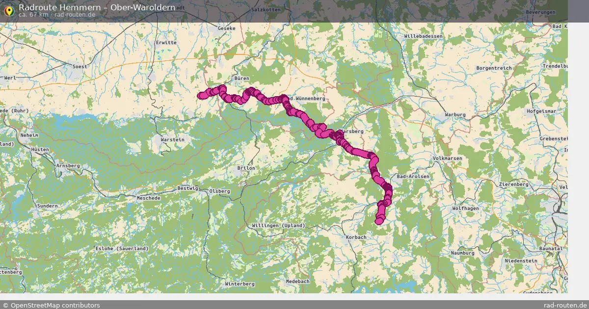 Radtour Hemmern – Ober-Waroldern
