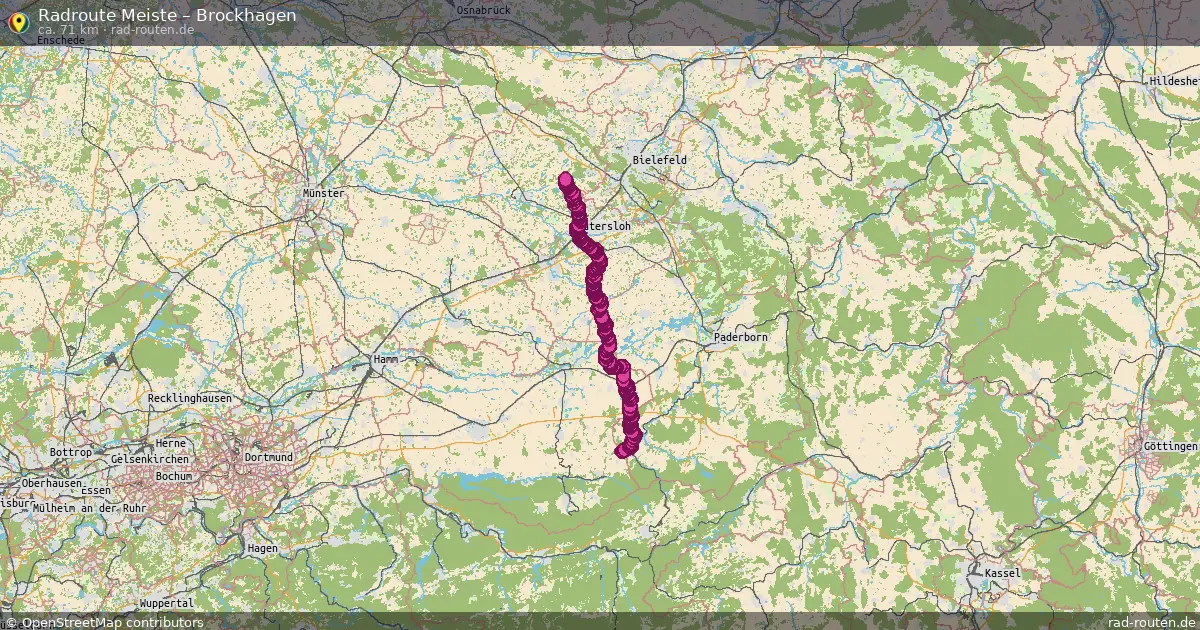 Radtour Meiste – Brockhagen