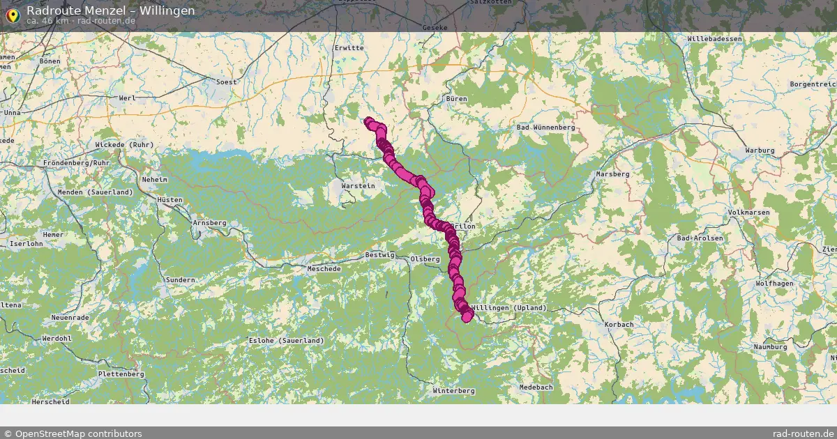 Radtour Menzel – Willingen