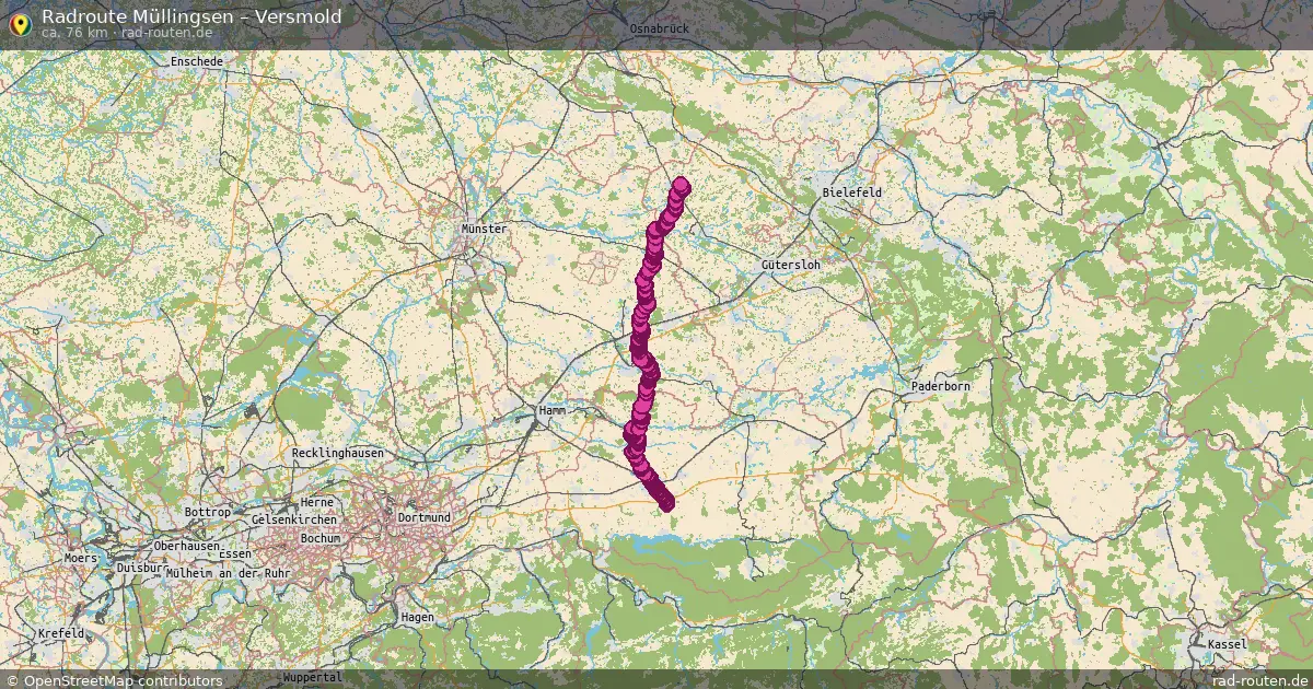 Radtour Müllingsen – Versmold