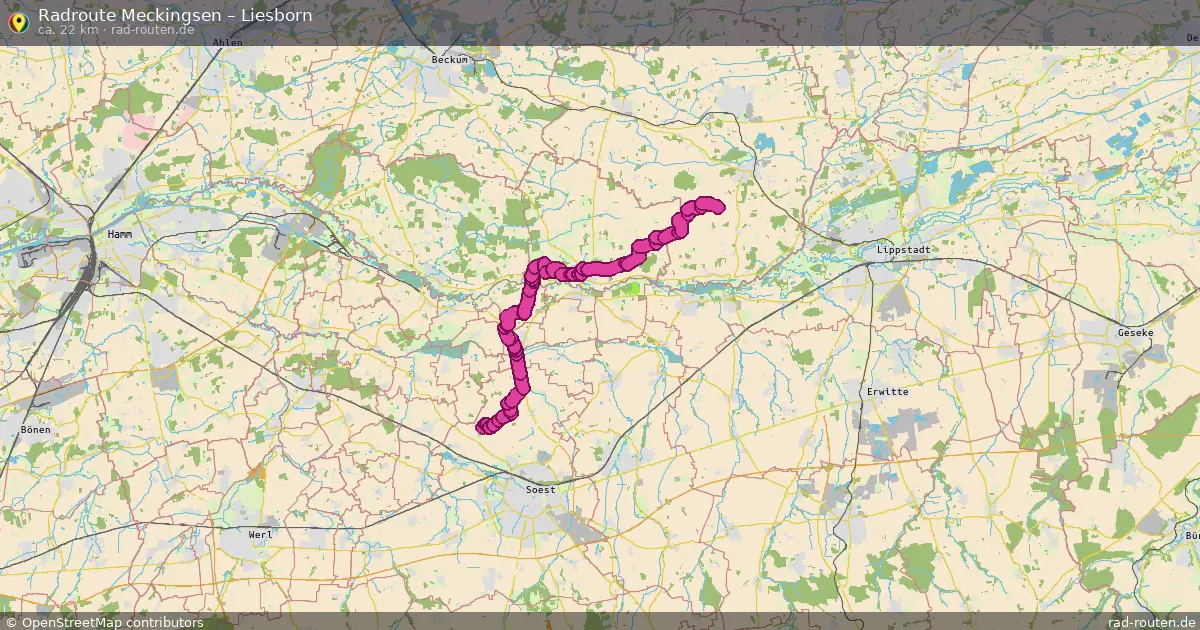 Radtour Meckingsen – Liesborn