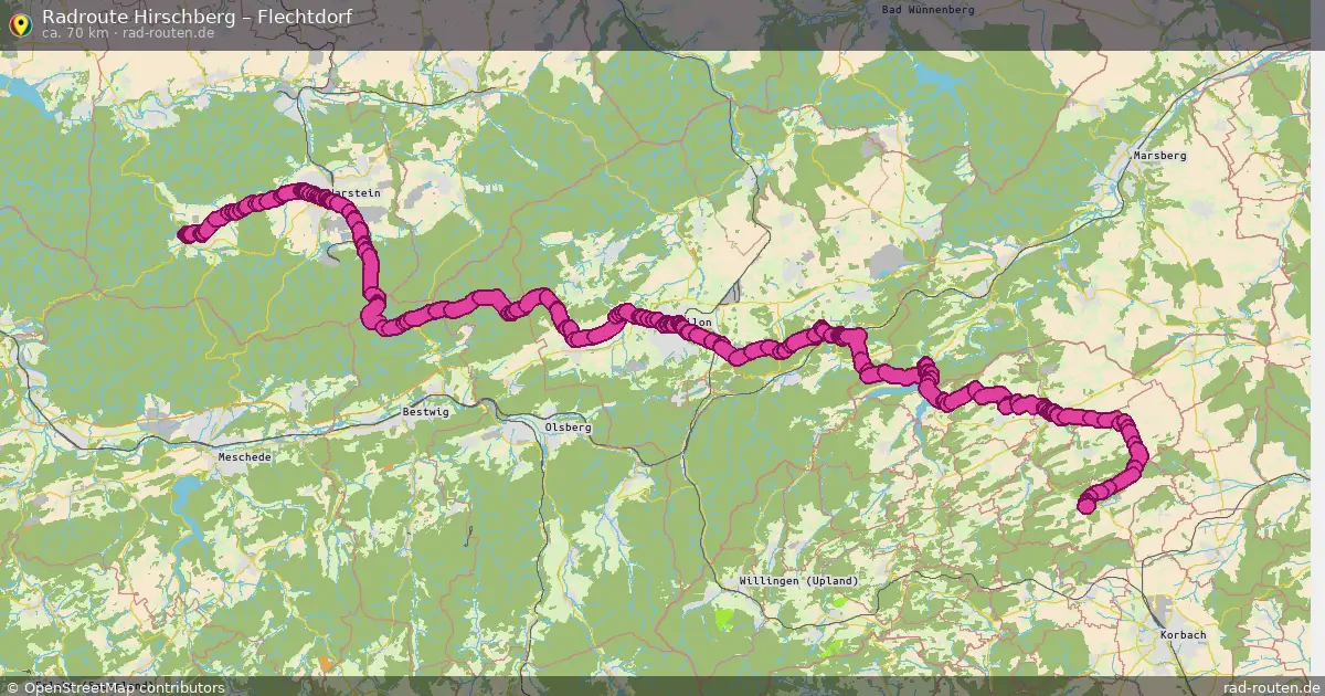 Radtour Hirschberg – Flechtdorf
