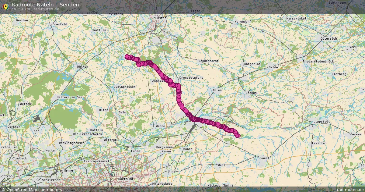 Radtour Nateln – Senden