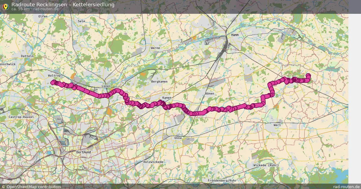 Radtour Recklingsen – Kettelersiedlung