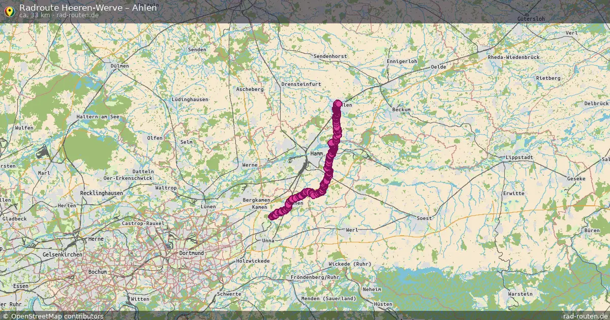 Radtour Heeren-Werve – Ahlen