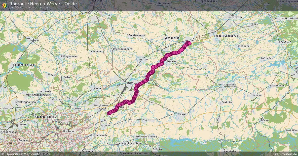 Radtour Heeren-Werve – Oelde