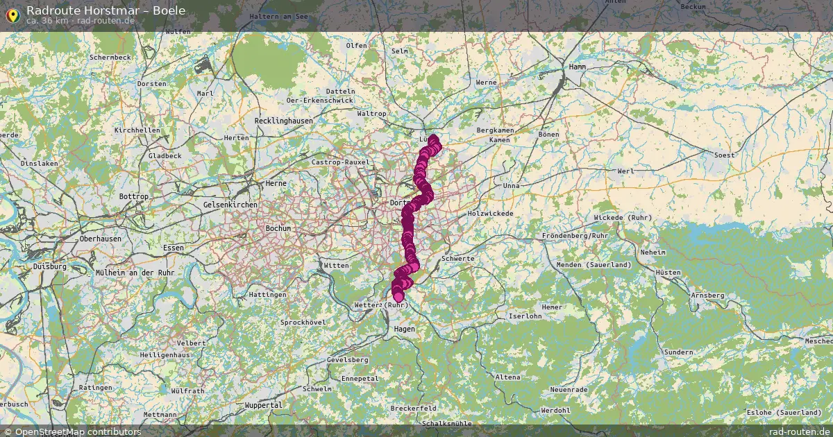 Radtour Horstmar – Boele