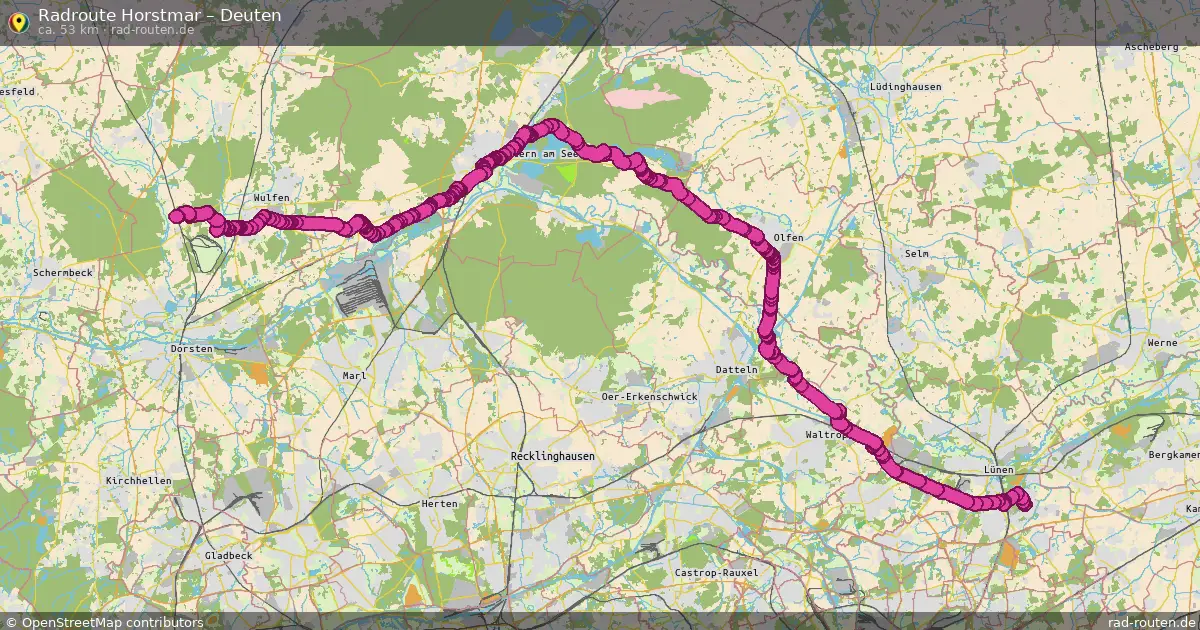 Radtour Horstmar – Deuten
