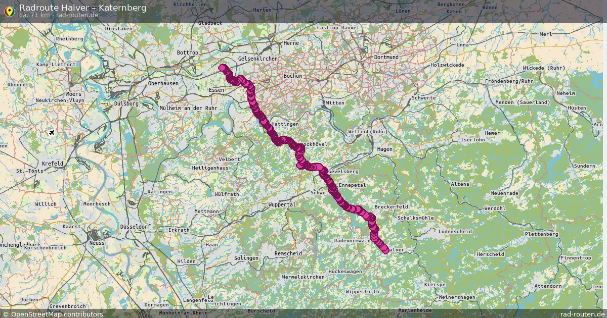 Radtour Halver – Katernberg