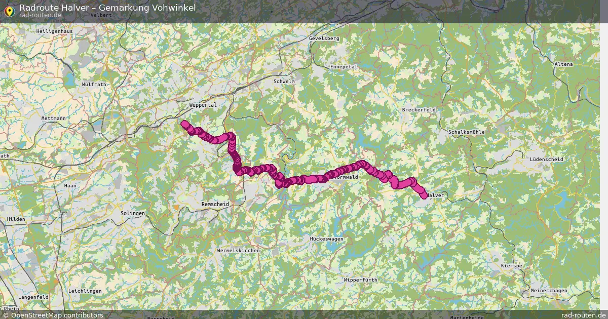 Radtour Halver – Gemarkung Cronenberg