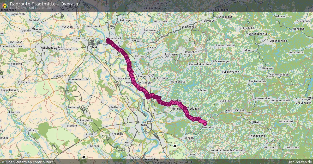 Radtour Stadtmitte – Overath
