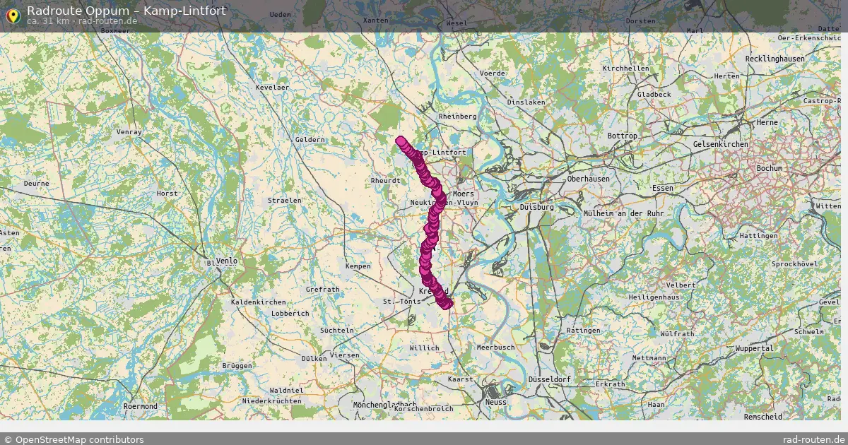 Radtour Oppum – Kamp-Lintfort