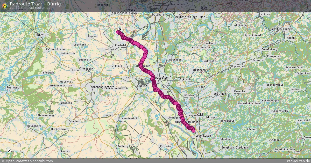 Fahrradroute Traar – Bürrig