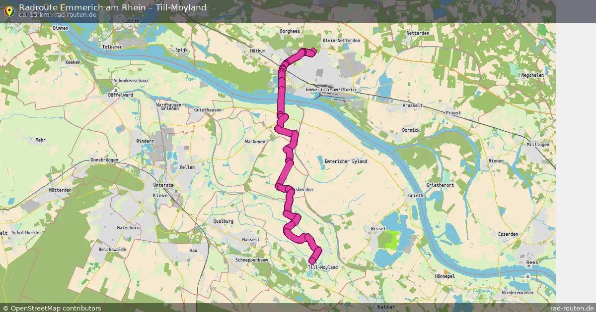 Radtour Emmerich Am Rhein – Till-Moyland